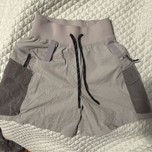 Lululemon gray outdoor hiking shorts